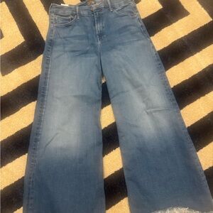 MOTHER Denim Flare Jeans in Classic Blue